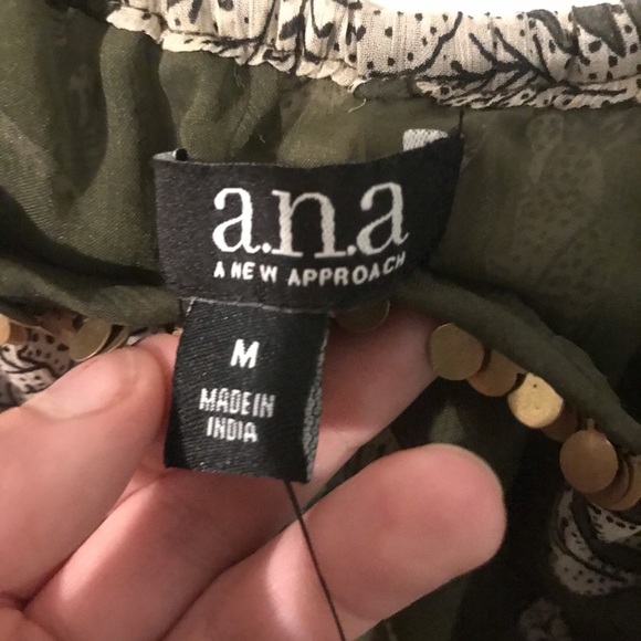 Army green A.N.A tank top - Picture 4 of 6